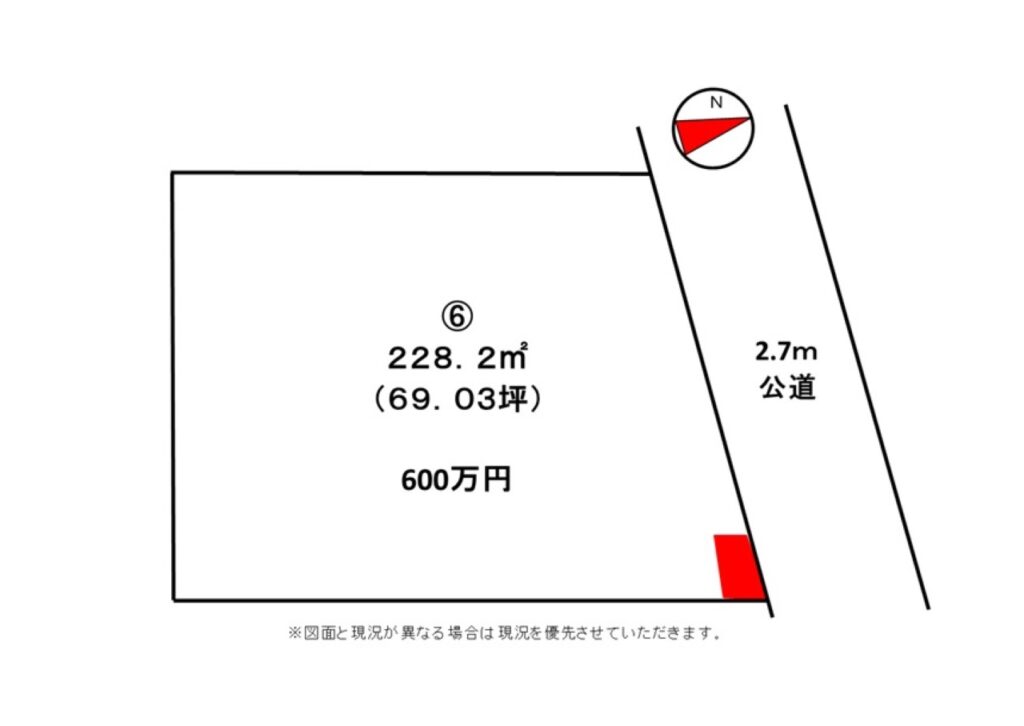 藤代駅／600万円